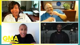 Tyler Perry surprises 2 deserving ‘cleaning warriors’ from Georgia l GMA