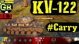 88_World of Tanks KV-122 WoT Replay - 5 Kills 5.9K DMG(Patch 1.5.0)