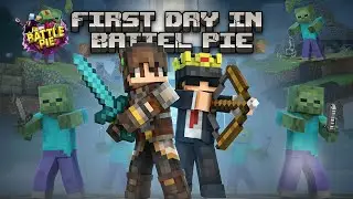 FIRST DAY in Minecraft BATTLE PIE! Server Itna HARD Hoga Socha Nahi Tha&hellip; 💀🔥Episode #1