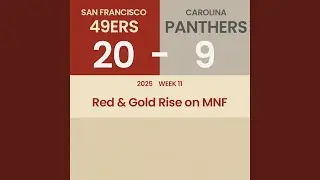 Red and Gold Rise on MNF