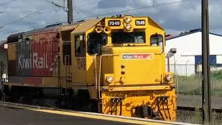 DFB 7049 with the Northern Explorer 200 departing Hamilton station NIMT