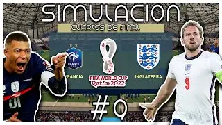 Francia vs Inglaterra  ▌Simulacion Fifa 22 ▌Cuartos de Final ⚽️Fecha 4/12
