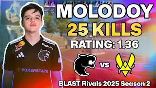 💀 MOLODOY POV: OVERPASS AWP DOMINATION vs Vitality! | BLAST Rivals 2025 Season 2