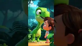 🦖😂 DINO PRANK GONE WRONG! (Best Jungle Laughs!)#dinosaur #edukids #kidsvideo #animation #viralshorts