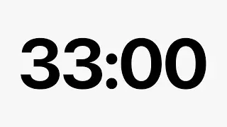 33 Minute Timer