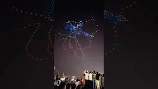 Drone Show Kota Rajasthan 2024 #short #photography #droneshow #droneshowkota #dusheramelakota