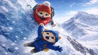A Frozen Journey❄️ | Mama Cat's Love Beyond the Storm🌪️ | Part 1