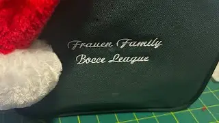 Custom Bocce Bag Embroidery &ndash; Family Name Edition 🎯🧵