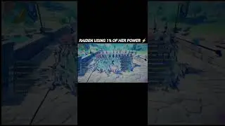 Raiden Destroying fatui mage❗😤🤭 #genshinimpact #honkaistarrail
