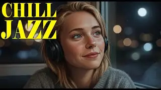 Calm Late Night Jazz Music with Smooth Saxophone Jazz BGM - Sweet Background Music for Stress Relief