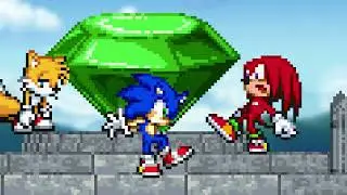 Sonic and Knuckles Share one Brain Cell - Sprite Animation by RayRay