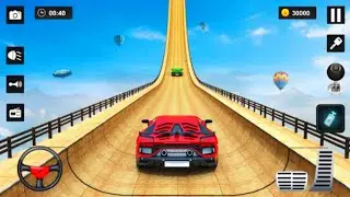 IMPOSSIBLE MEGA RAMP CAR STUNTS GONE WRONG! 😱 ANDROID GAMEPLAY