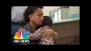 Two Children Under The Age 5 Of Reunite With Their Fathers | NBC News