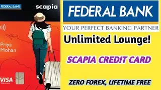 Scapia Federal Bank Credit Card !!!!! Unlimited Airport Lounge!!! #malayalam #travel