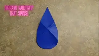 Origami Spinning Raindrop - Pure Origami