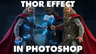 THOR LIGHTNING Effect In Photoshop | How To #3