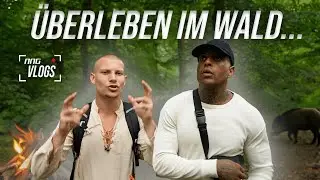 SURVIVAL: Lagerfeuer machen & im Wald ESSEN kochen! | NNG VLOGS