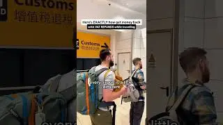 Here&rsquo;s EXACTLY how to get money back while traveling through VAT REFUNDS!! ⬇️ [📌save this reel