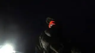 At the top
