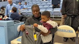 4-year-old with brain tumor joins NCCU Eagles as honorary assistant coach