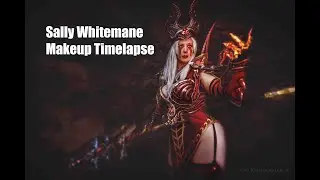 Project Ebonblade Sally Whitemane makeup transformation | LancellotteCosplay