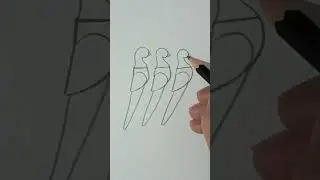 Simple drawing birds with 555