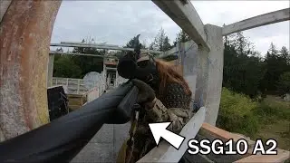 Cross Map Sniping With SSG10 A2 | Paintball Station.