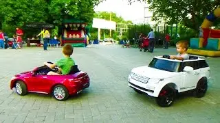 RC Adventure - Children driving toys cars! Outdoor Playtime