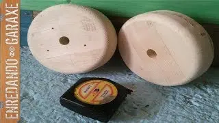 Como hacer ruedas de madera pequeñas. Deck chair wooden wheels