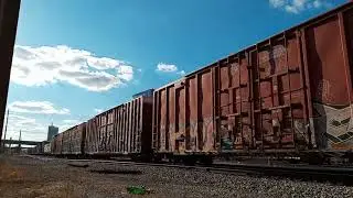 NS 182 WITH NS #1171 SD70ACE HORSE HEAD NORTH BOUND MIXED FREIGHT TRAIN WITH 2 MID DPU NS #4000