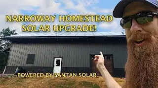 SanTan Solar sent me new panels to boost my power! #narrowayhomestead #solarpanels #santan