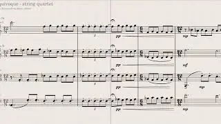 &Eacute;quivoque - Edouard Ferlet - M&eacute;lisse (string quartet)