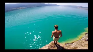 Kalamalka Lake Cliff Jumping  Summer 2019 (GoPro)
