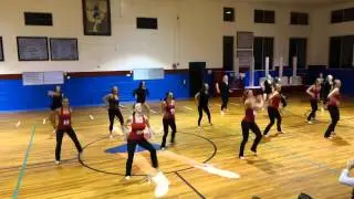 74th & 75th Line Swingsters perform Peter Gunn routine - 11-23-14