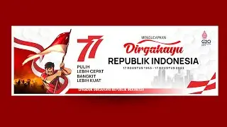 Cara Desain Spanduk 17 Agustus HUT RI ke 77