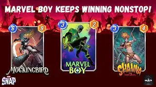 MARVEL BOY + MOCKINGBIRD + SHANNA - The BEST DECK FOR 1 COST CARD 🔥😱 | MARVEL SNAP | #viralvideo