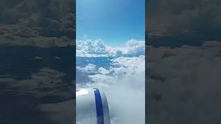 Cloudy Delight: Stunning Views from the Plane Window #CloudViews #PlaneWindow #FlightViews #norway