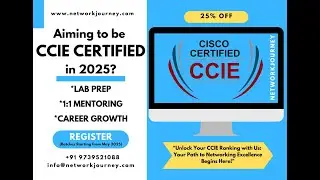 Configure BGP & Verify Received Routes | CCIE EI Training |  Trainer Sagar | 5-Apr-2025 @ 6:30PM IST
