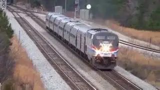 Amtrak 822 Heritage paint leads the P079-2
