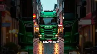 Why Scania Trucks Are BANNED in the USA 🚛🚫#ScaniaBan #TruckLaws #HeavyDuty #v8power  #youtubeshorts