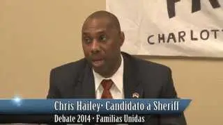 DEBATE ENTRE CANDIDATOS A SHERIFF PARA MECKLENBURG &bull; CHARLOTTE, NC