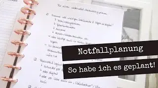 Notfallplanung 😅 So bin ich vorbereitet! 😅