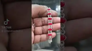 silver ladies bracelet#diamond #anguthi #bestring #jewellery #ring #silverring #ruby #gemstone