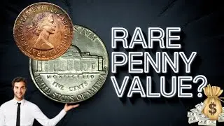 Rare Coins Uncovered! | 1992-D US Nickel & 1955 UK One Penny Coin History & Value 🪙🇺🇸
