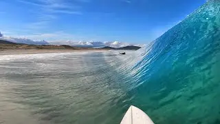 SURFING THE GLASSIEST WAVES OF MY LIFE IN NEW ZEALAND! (RAW POV)