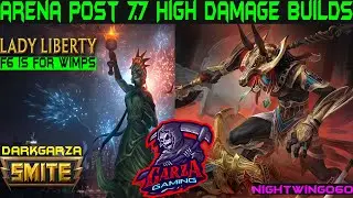 Smite Arena 7.7 Update Nox & SET Very High Damage Build | Crazy Good Game Play |  F6 Is For Wimps!!!