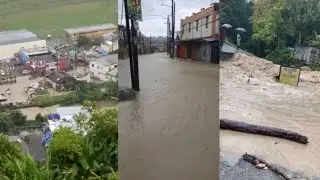 Massive Road Block In Runaway Bay Due To Heavy Rain, Roads Impassible Videoclip inserted