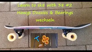 Learn to sk8 with 38 #2 Hawgs Doozies Kugellager wechseln deutsch #germanshepherd #gsd #dogs #skate