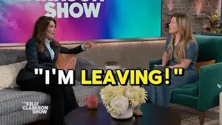 Lisa Vanderpump Walks Off Kelly Clarkson's Show After Heated Clash.
