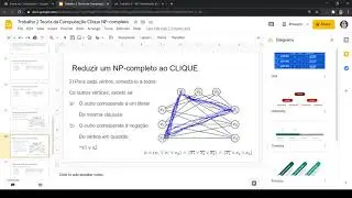 Prova que CLIQUE é NP Completo